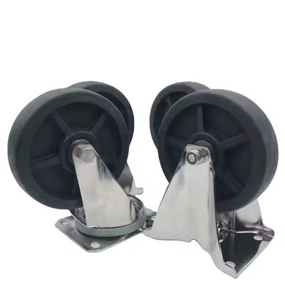 블랙 스테인리스 스틸 회전 캔더 휠 중량 50mm 톱니 너비 열 저항