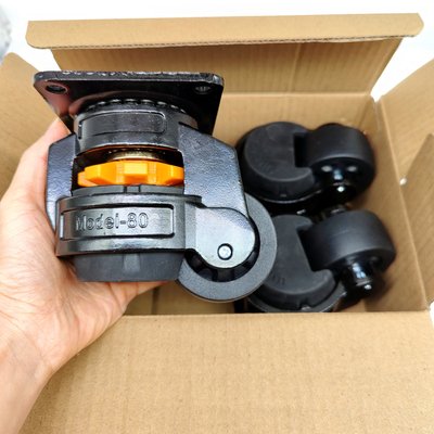 발 조절기 40mm 50mm 62mm 70mm 평준화 바퀴 높이 조절